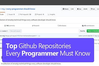 12 Best Gitbub Repositories Every Programmer Must Know