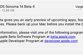 macOS Sonoma betaを外付けSSDにインストール