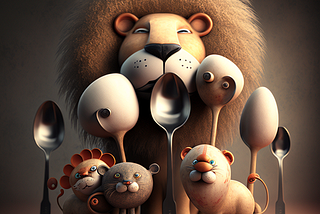 Spoonheads And The Lion King: A Tale Of Friendship And Kindness