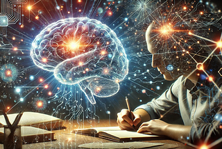 Does forcing yourself to think and write help brain growth?