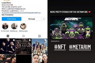 It’s a great honor for MetaRim to be supported by the Liu brothers on Instagram!
