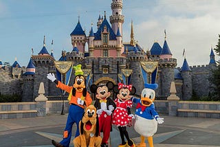 Disneyland Theme Park at County Orange, CA