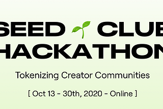 Seed Club Hacks judging starts today. Here’s a list of the amazing projects submitted.