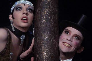 Liza Minnelli and Joel Grey in CABARET (1972)
