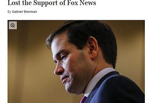 Fox News is Out on Marco Rubio: 5 Quick Thoughts on Why This Doesn’t Matter