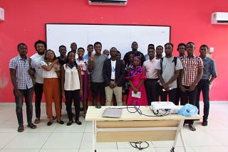 Promoting Telos and Sescash at Academic City University College, Ghana.