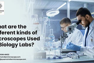 What Are The Different Kinds Of Microscopes Used In Biology Labs?