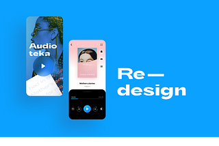 Audioteka app UI/UX redesign