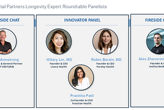 Insights from our Expert Roundtable Series on Longevity