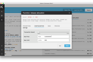 Chainweaver Allocation Release Walkthrough