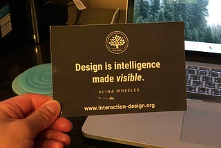 Design is intelligence made visible