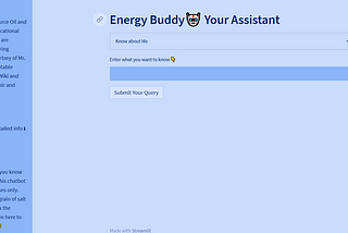 How to Build Your Own Energy Buddy ChatBot Using Streamlit, LangChain, and LLMs