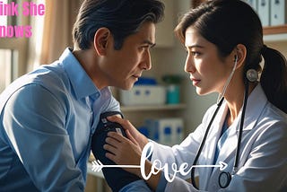 A love moment of silent love between doctor and myself