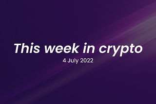 This Week In Crypto: Investors Increase Stablecoin Holdings