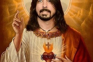 Dave Grohl Foo Fighter Jesus By Bricoshoppe A Must-Have For Rock Fans