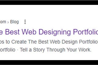 How to Create the Best Web Designing Portfolio?
