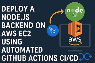 🚀 Deploy a Node.js Backend on AWS EC2 Using Automated GitHub Actions CI/CD