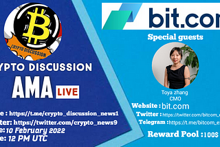 AMA Recap crypto discussion with BIT.COM exchange