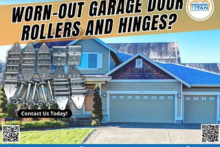 Worn out garage door rollers Iowa City IA