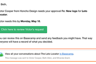 New in Basecamp 3: Keep your clients on the same page. Just like you.