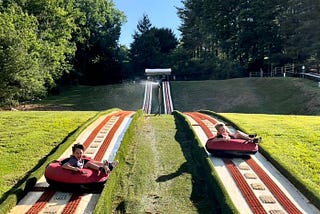 Extreme tubing at Highlands Outpost