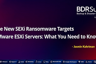 The New SEXi Ransomware Targets VMware ESXi Servers: What You Need to Know?