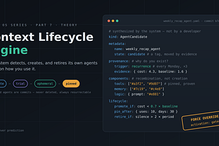 Context Lifecycle Engine: When the Agentic System Detects, Creates, and Retires Its Own Agents…
