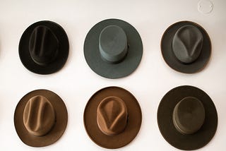 different hats