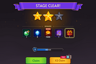 Stage Clear! Token Bonus Get!