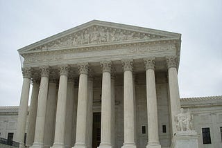 U.S. Supreme Court building. Public domain image used to illustrate a blog post by Minnesota attorney Thomas James