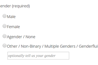 How to collect gender data
