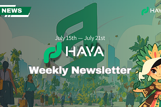 Haya Weekly Newsletter