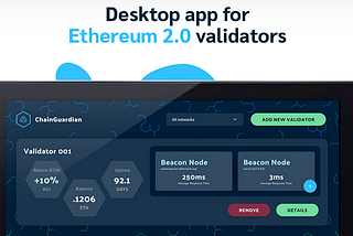 Ethereum 2.0 home staking with ChainGuardian app