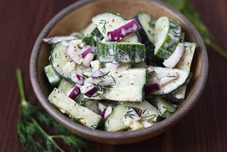 CBD Superfood Cucumber Salad