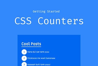 Using counters in CSS to number elements automatically — Wisdom Geek