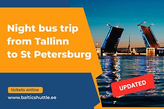 Increasing the number of bus trips Tallinn — St Petersburg — Tallinn