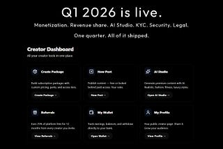 Lusfera — Q1 2026 Update