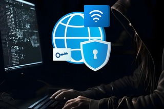 Image of a person using a computer indicating Securing the NBN Connection from Cyber Threats.