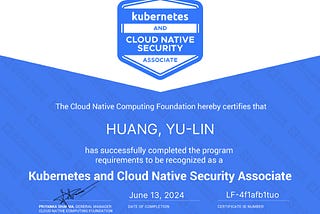 Kubernetes and Cloud Native Security Associate (KCSA) 認證考試心得