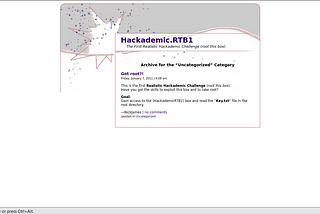 Hackacademic.RTB-1: Vulnhub Solution