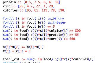 A mixed-integer programming problem