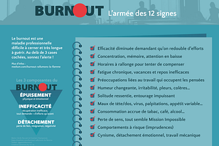 Burnout : l’armée des 12 signes