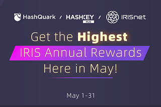 Last 8 Days to Get the Highest IRIS Annual Return Here In May!
