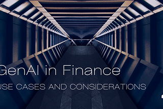 GenAI in Verticals: How AI is Reshaping Financial Services