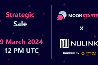 Announcing NuLink Sale on Moonstarter
