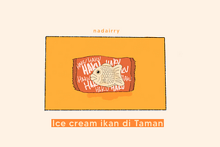 Ice Cream Ikan di Taman