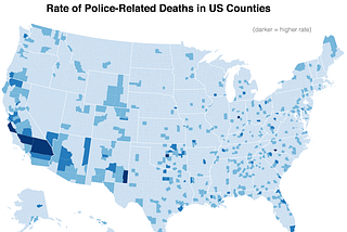 Where were people killed by police in 2015