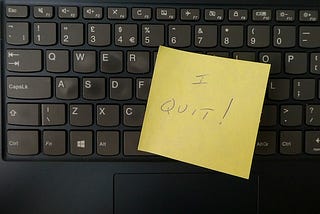 My software developer intern quit his job, after 3 working days