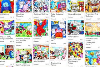My Pinky and Spiky comics now available at Makers Place