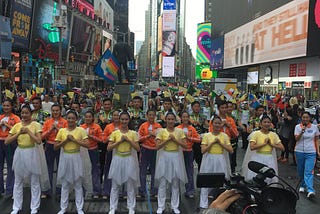 Peace Day Party Takes Over Times Square